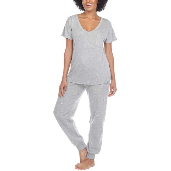 HONEYDEW Ladies' 2 Piece Embroidered Heart Lounge Set - NWT XS - Picture 1 of 3